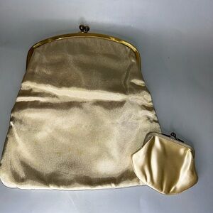 Vintage Gold evening bag 2piece set